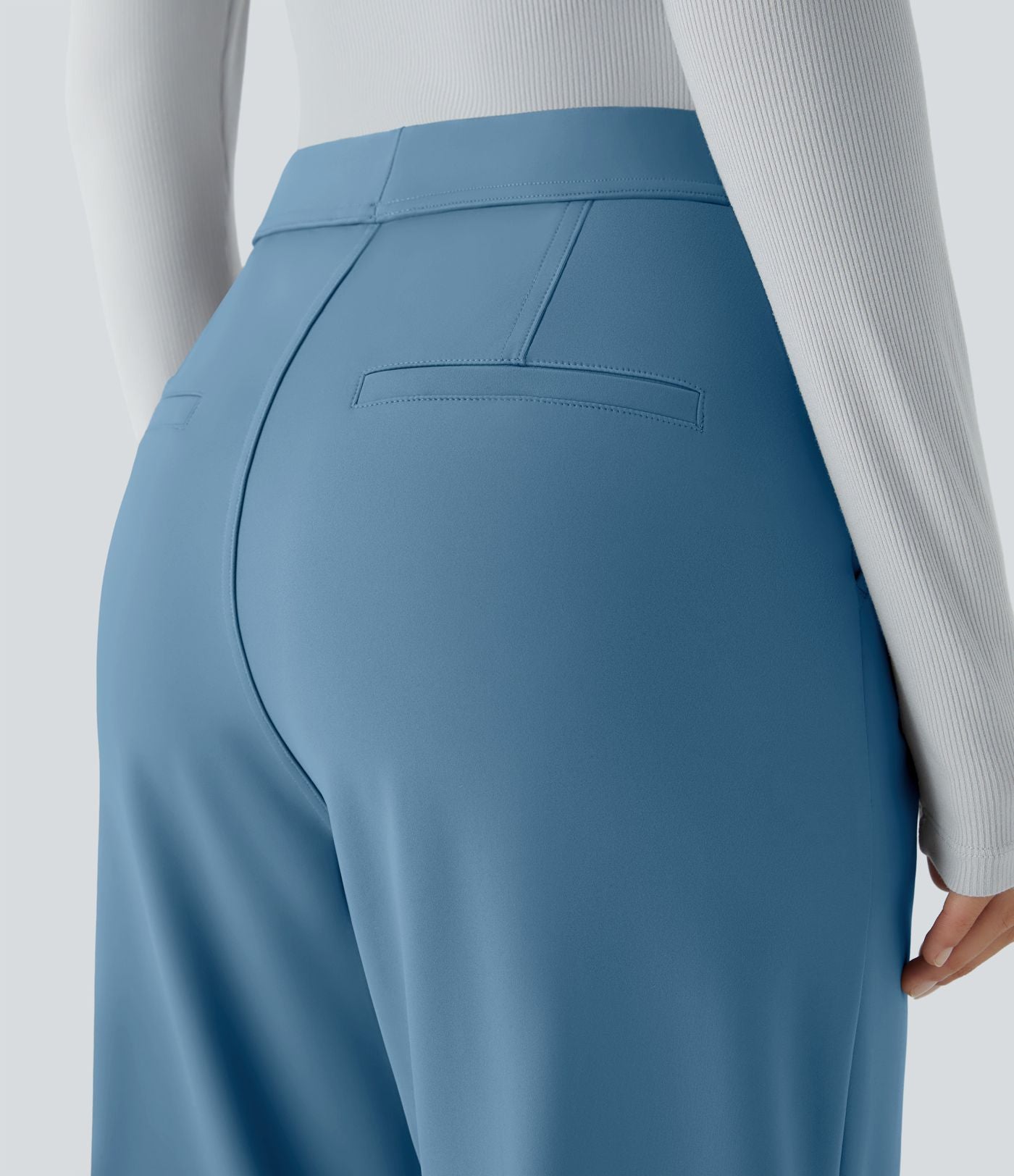 Pantalon tailleur évasé taille haute Halara Flex™ DayStretch avec poches