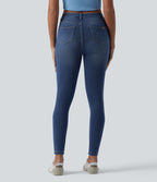 Jean Halara Flex™ skinny décontracté taille mi-haute avec poches