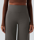 Pantalon yoga large gainant taille haute DayStretch avec poches