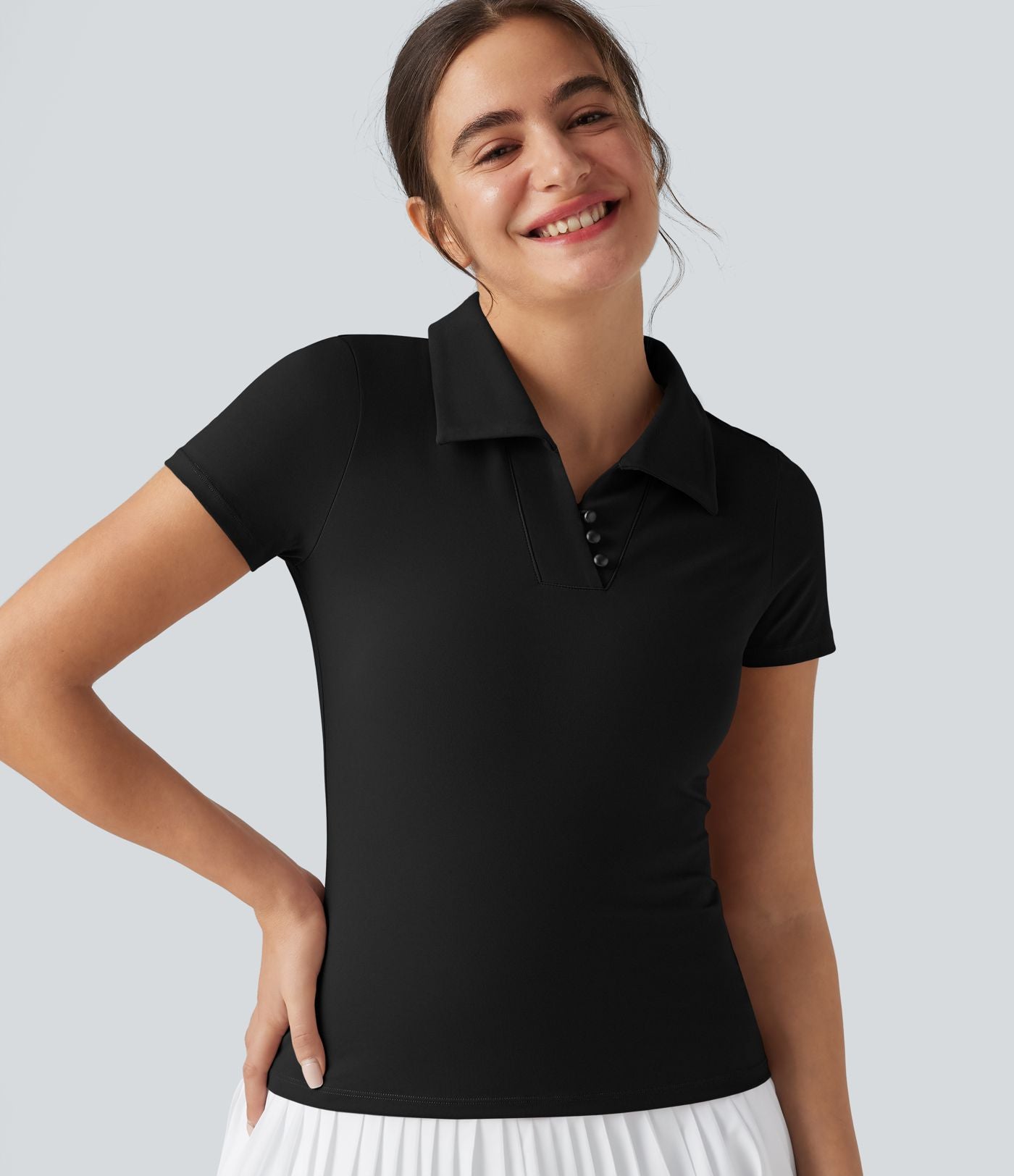 Haut de sport golf manches courtes effet frais InstantCool séchage rapide, protection solaire UPF50+