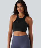Brassière de sport yoga OneForm sans couture Flow maintien léger avec découpes et soutien-gorge intégré
