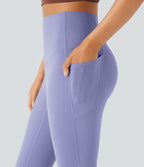 Pantalon de yoga à coupe bootcut gainant taille haute avec poches Halara UltraSculpt™