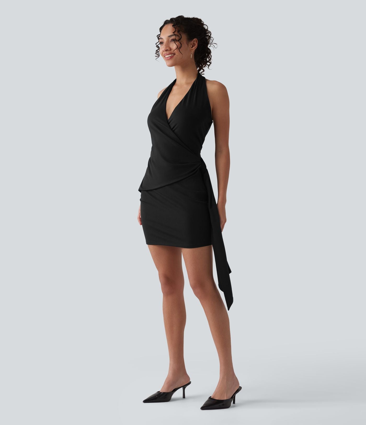 Robe micro mini moulante col licou