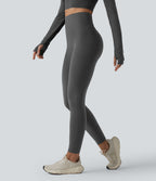 Halara Ultrasculpt™ Legging de running gainant taille haute dos croisé avec poches
