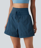 Short de course taille haute à œillets et cordon de serrage 12,5 cm avec poche