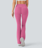 Pantalon de yoga à coupe bootcut gainant galbant taille haute avec effet scrunch et poches Halara UltraSculpt™
