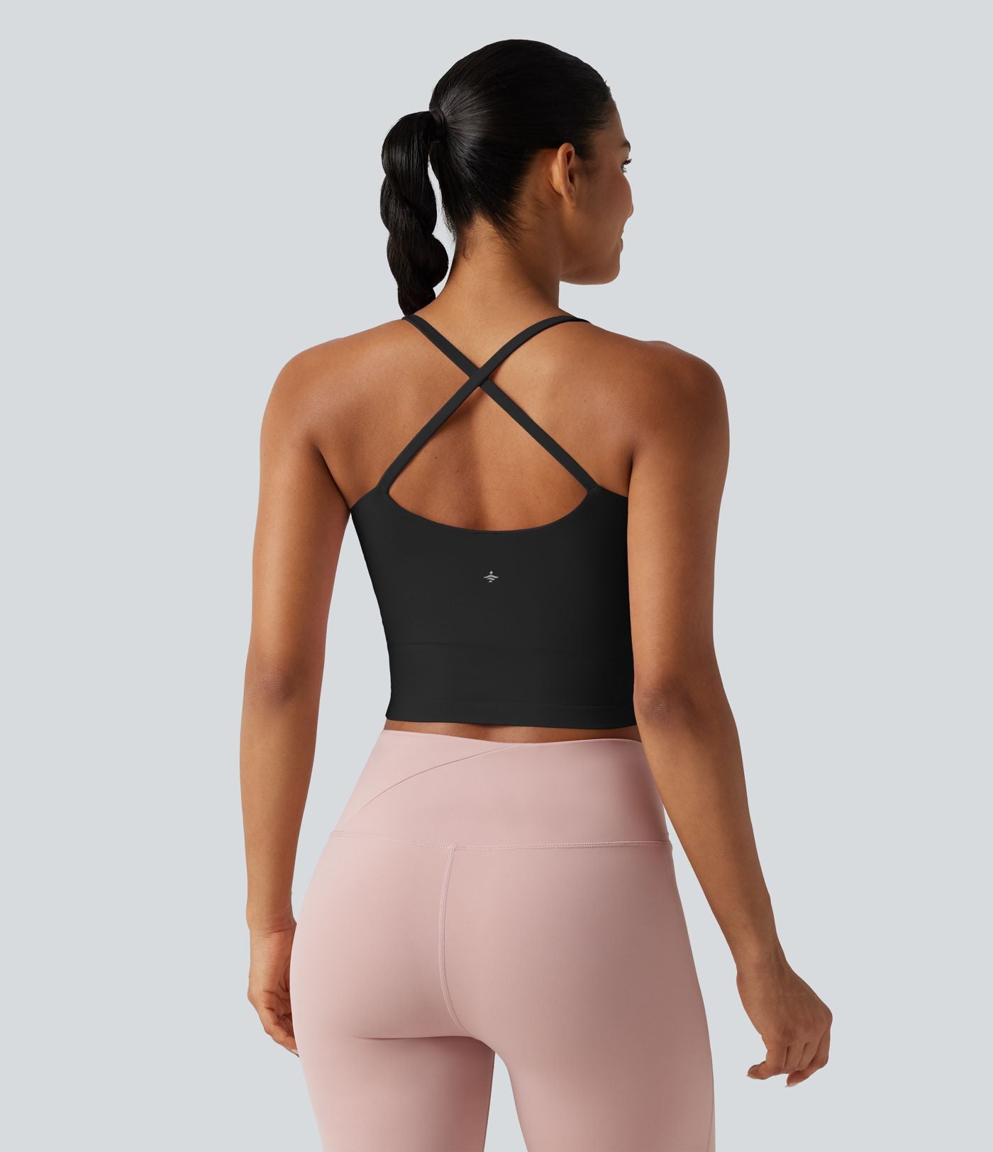 Débardeur de yoga court OneForm Seamless Flow, brassière intégrée