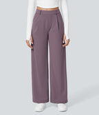 Pantalon tailleur Halara Flex™ DayStretch coupe droite taille haute avec poches
