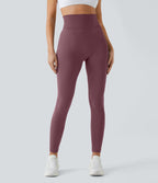Legging taille haute froncé uni sans couture OneForm Seamless Flow