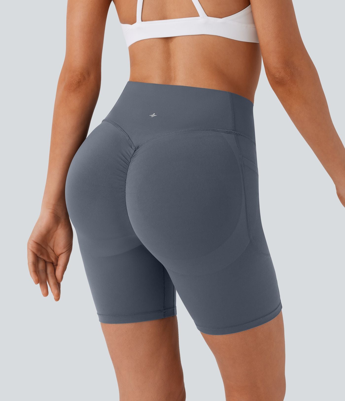 Legging de yoga gainant taille haute chiné à séchage rapide avec poches Halara UltraSculpt™