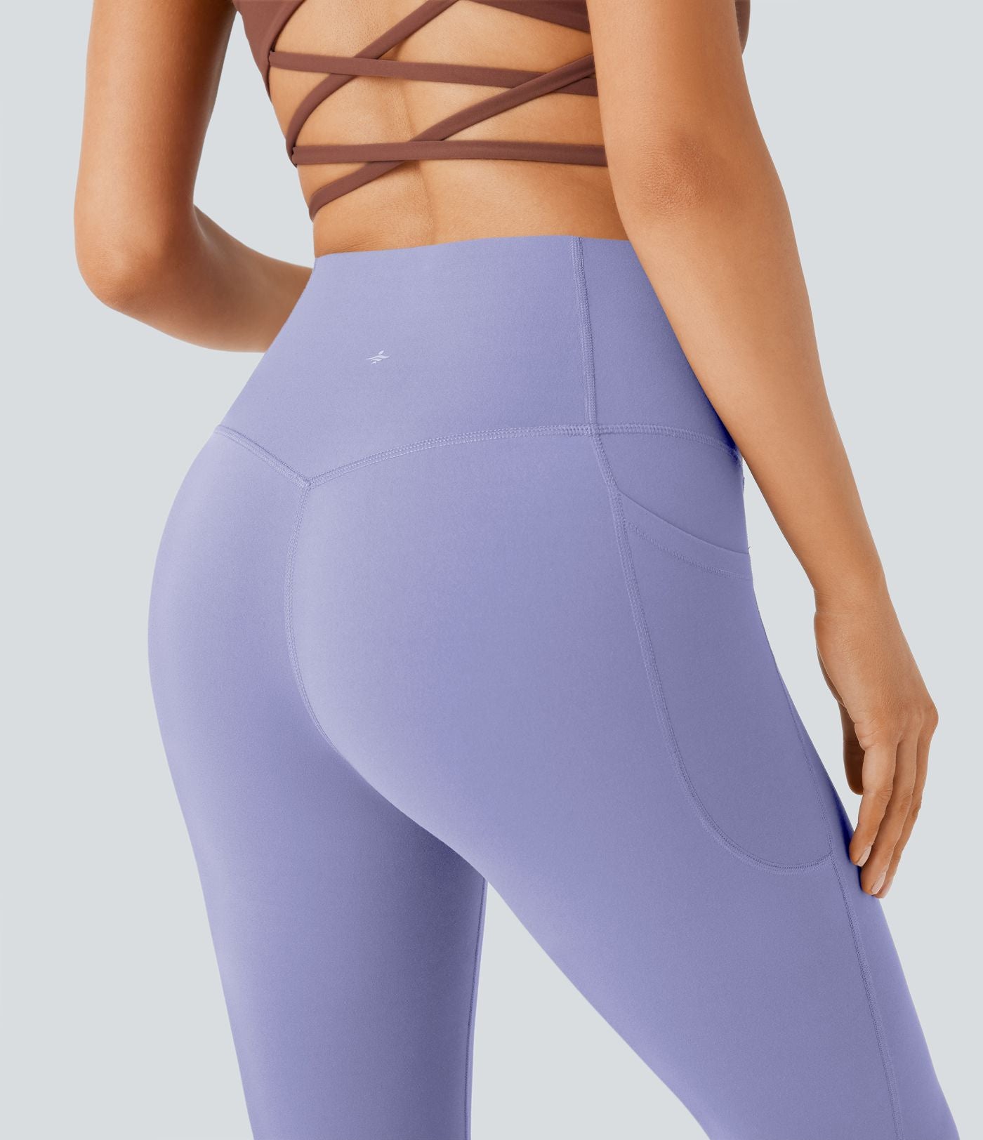 Pantalon de yoga à coupe bootcut gainant taille haute avec poches Halara UltraSculpt™