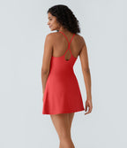 Robe SoftlyZero™ Airy mini d'activité à dos nu avec découpes 2-en-1 avec poches et effet frais InstantCool, protection solaire UPF50+