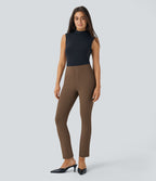 Pantalon tailleur fuselé taille haute Halara Flex™ avec poches