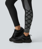 Legging de yoga Halara UltraSculpt™ taille haute gainant color block avec poches