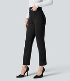 Pantalon de travail longueur cheville taille haute Halara Flex™ avec poches