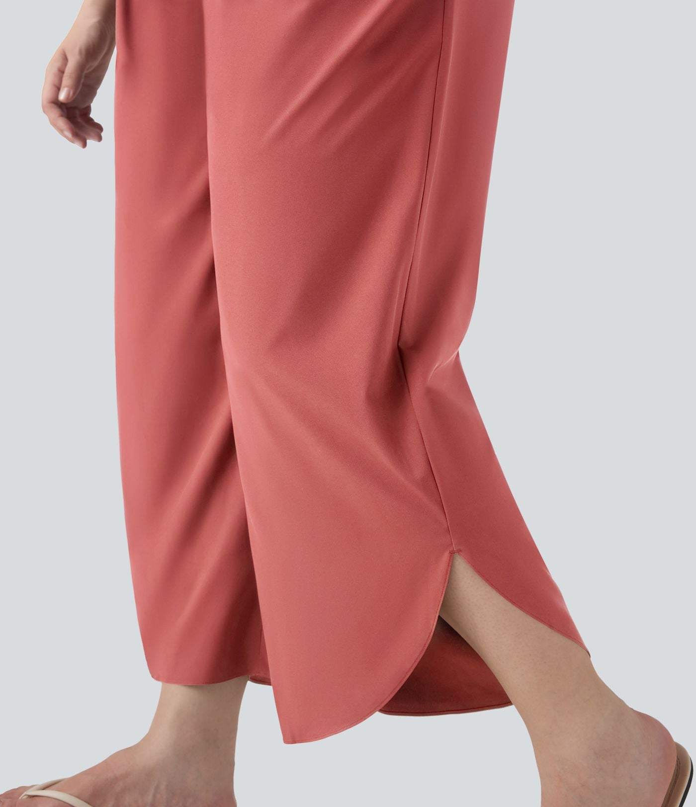 Pantalon tailleur gainant taille haute avec poches Halara Flex™