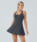 Robe de sport dos nu torsadée A-C