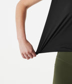 Body de yoga col rond sans manches effet frais InstantCool, protection solaire UPF50+