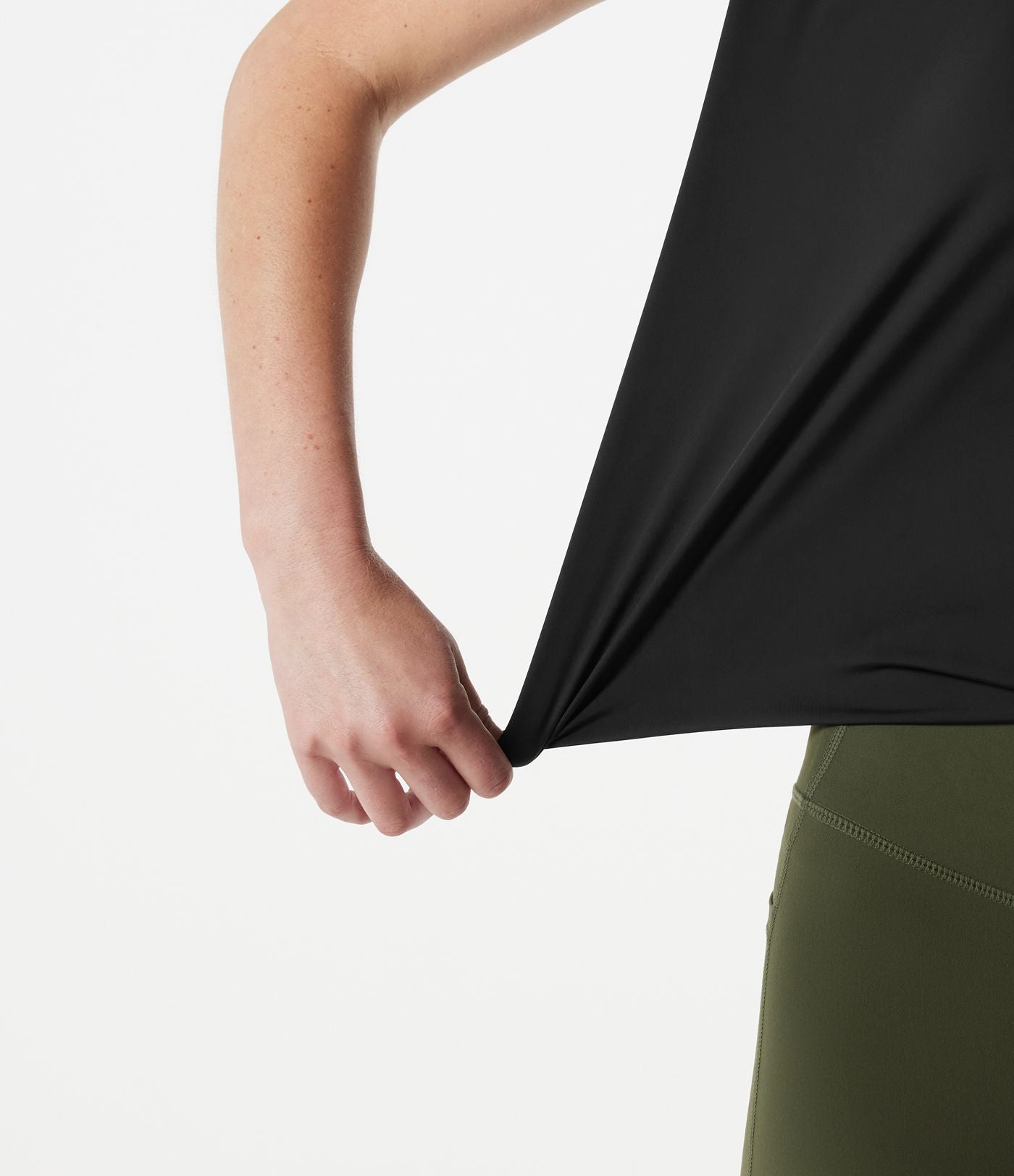 Body de yoga col rond sans manches effet frais InstantCool, protection solaire UPF50+