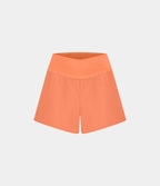 Breezeful™ Shorts 10cm Yoga Séchage Rapide 2 en 1 Taille Haute Poches Latérales Croisées