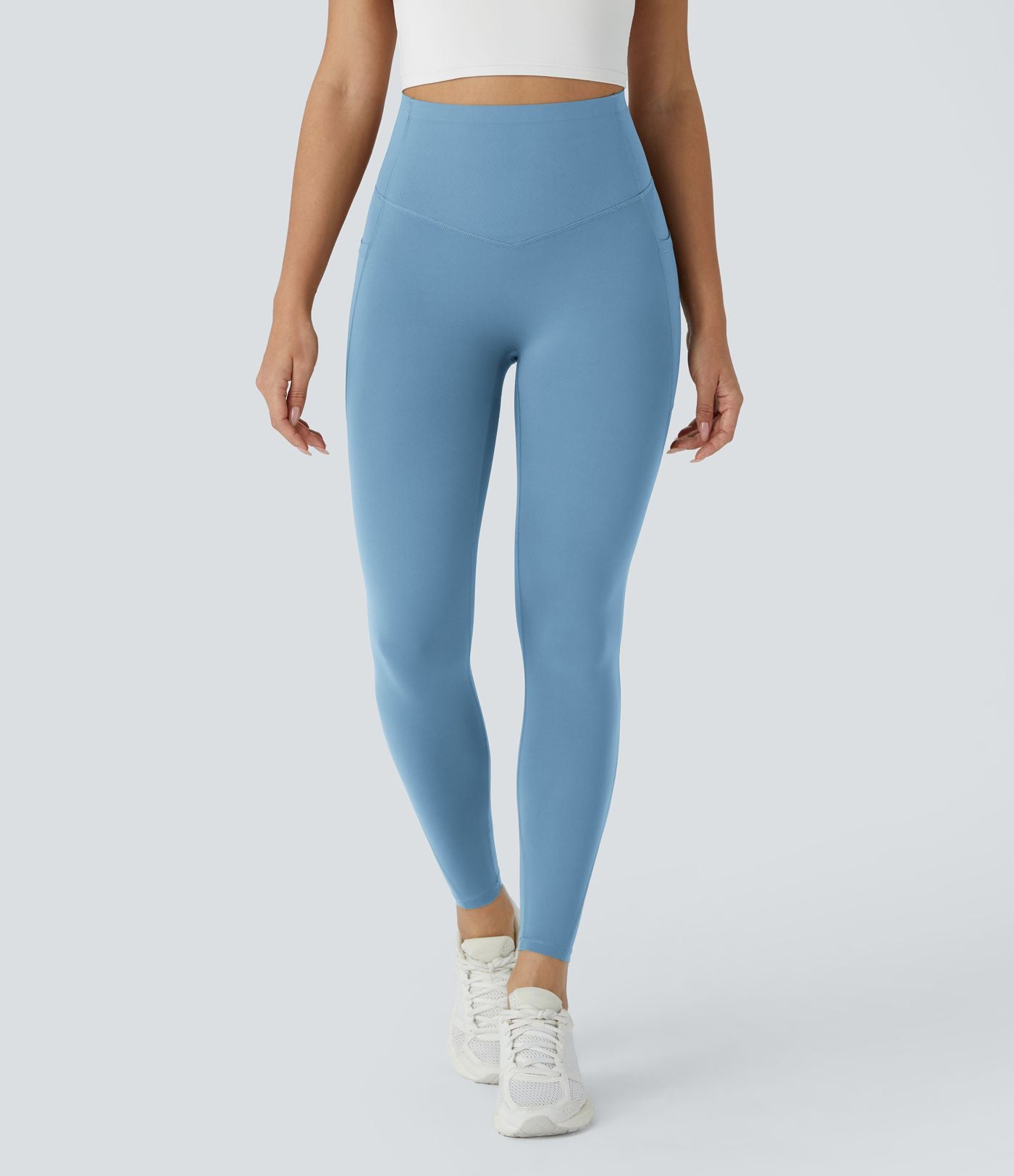 Legging d'entraînement gainant galbant taille haute avec poches Halara UltraSculpt™