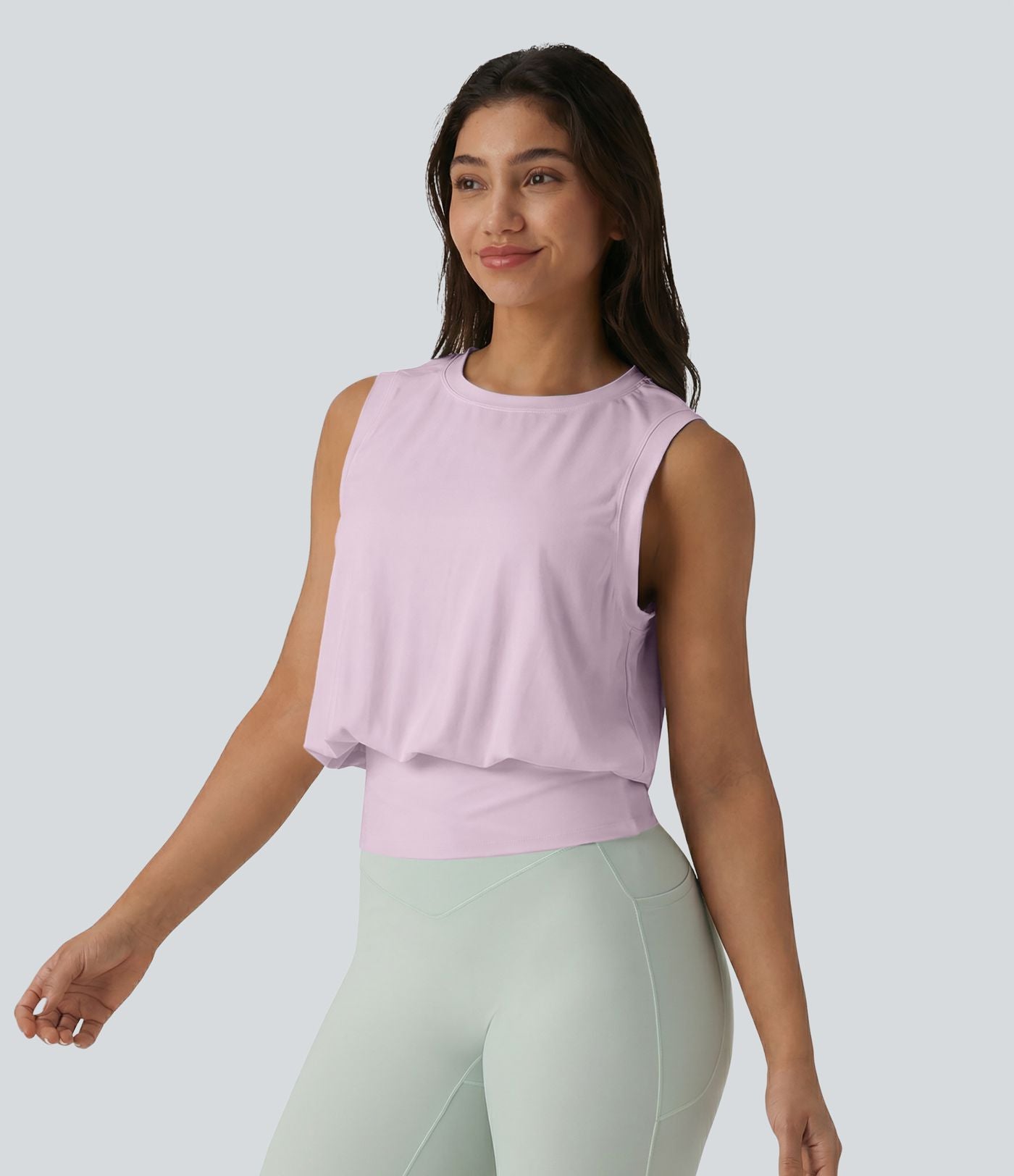 Débardeur de sport col rond