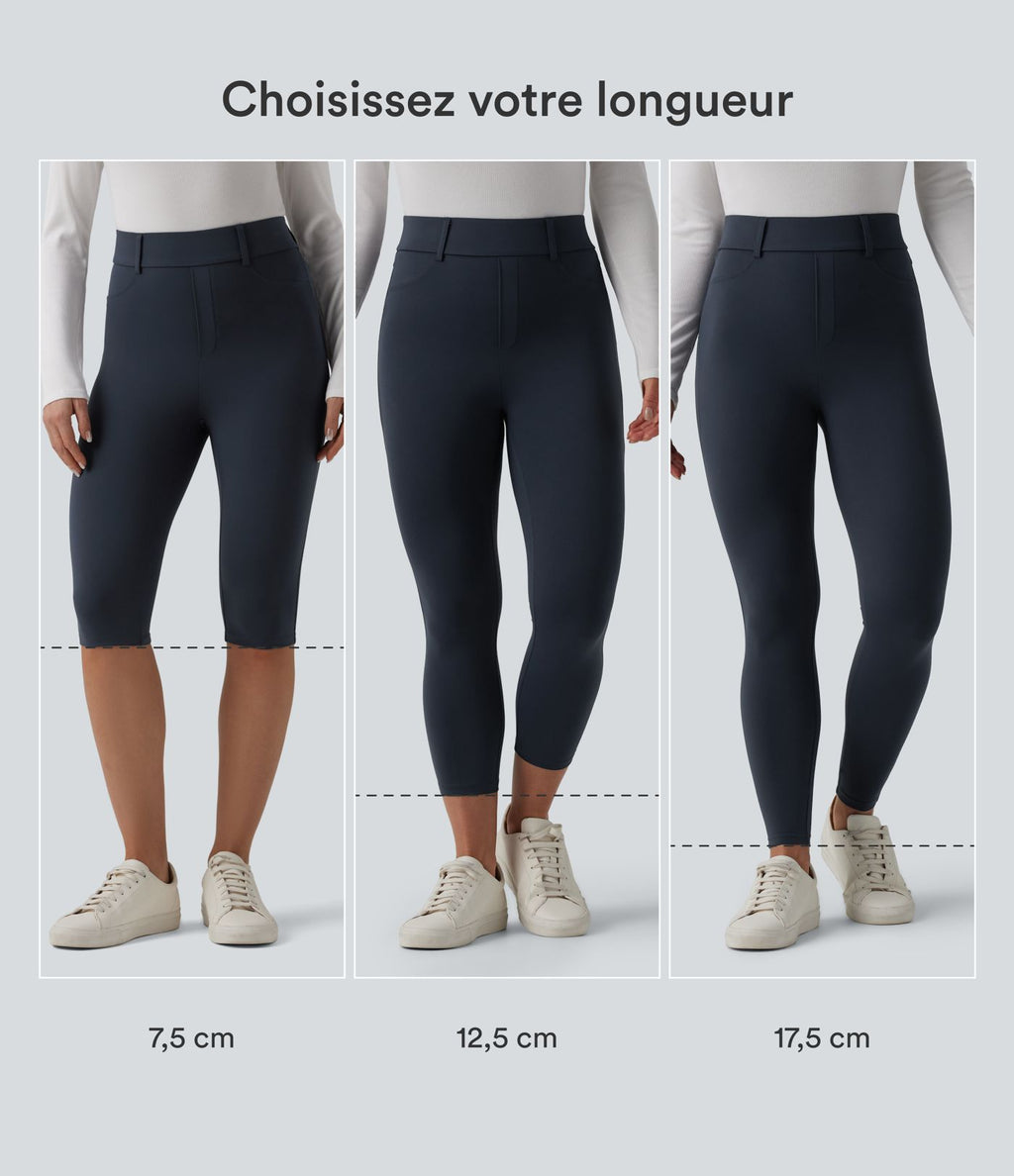 Legging décontracté 7/8 Halara UltraSculpt™ taille haute avec poches