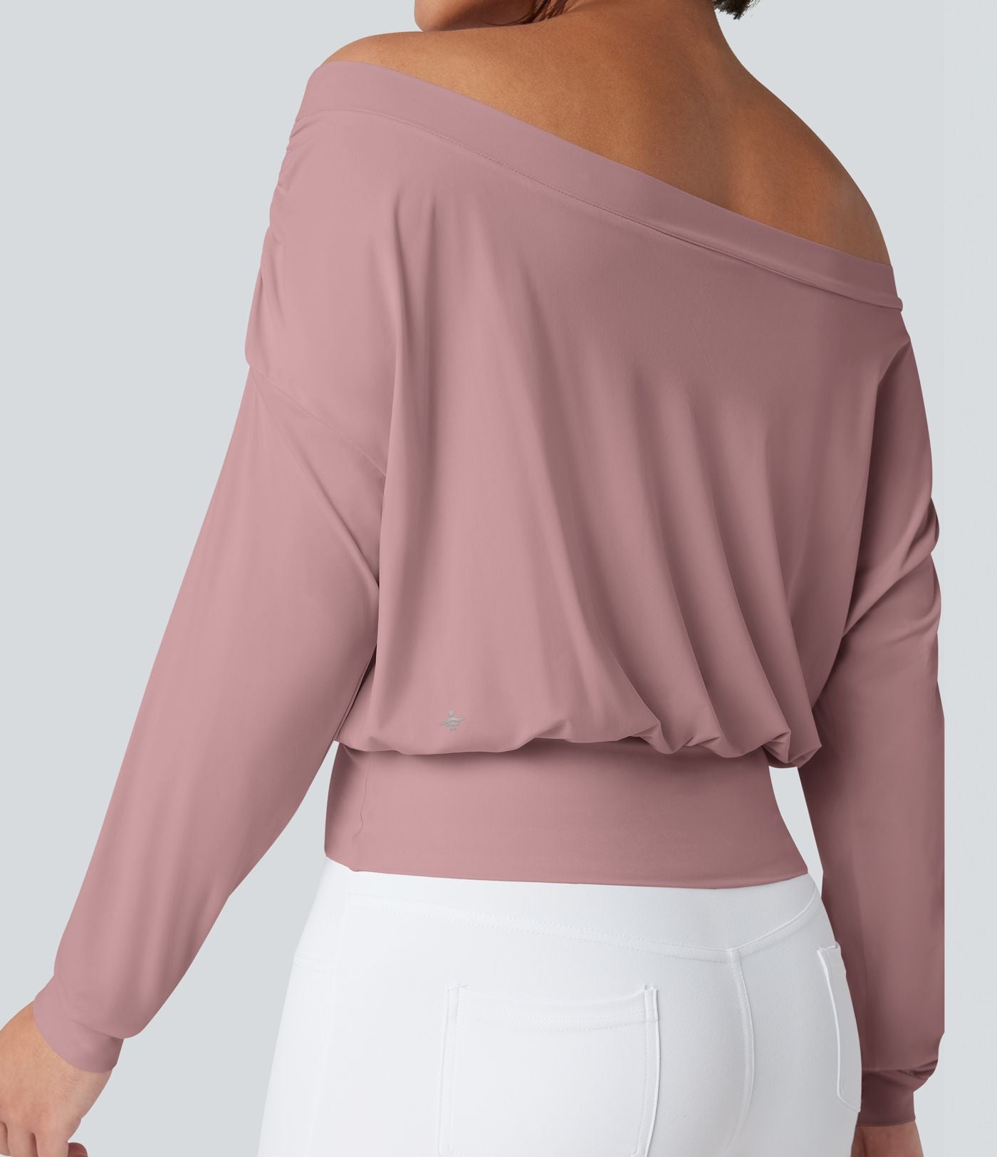 Haut de sport yoga oversize épaules dénudées effet frais InstantCool séchage rapide