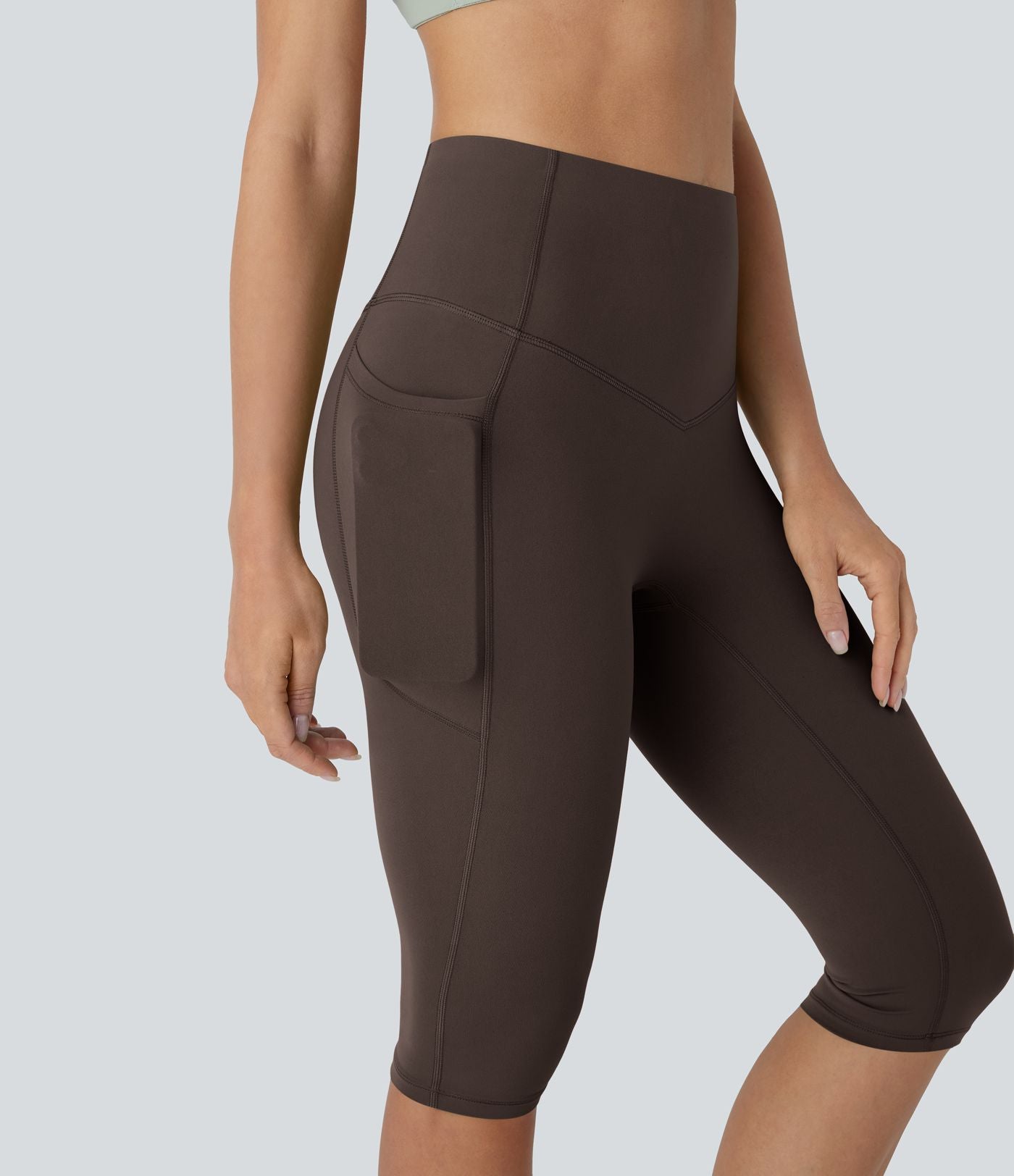 Legging corsaire de yoga gainant taille haute avec poches Halara UltraSculpt™