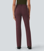 Pantalon cargo bootcut randonnée taille moyenne DayStretch avec poches