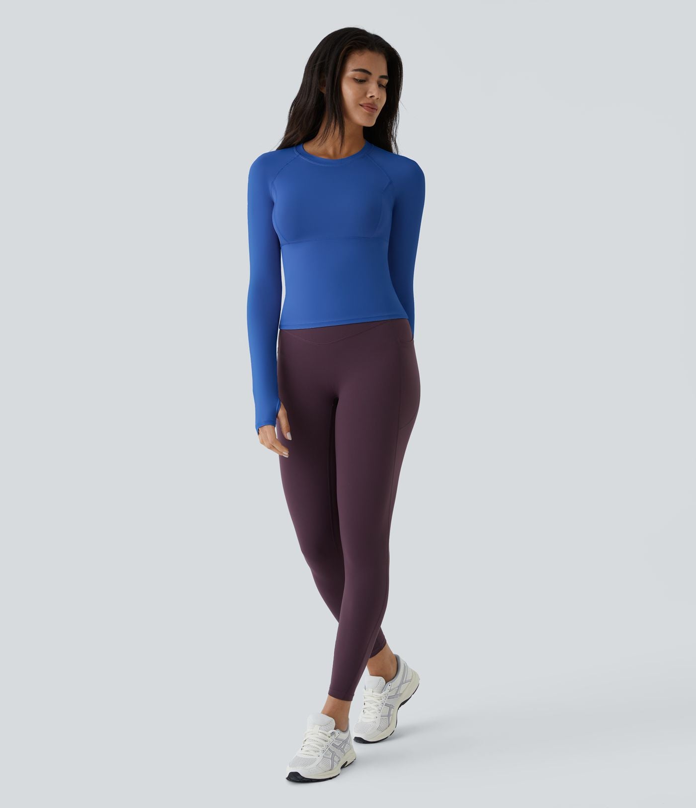 Top Sport Yoga Uni Trous pour les Pouce