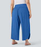 Pantalon tailleur gainant taille haute avec poches Halara Flex™