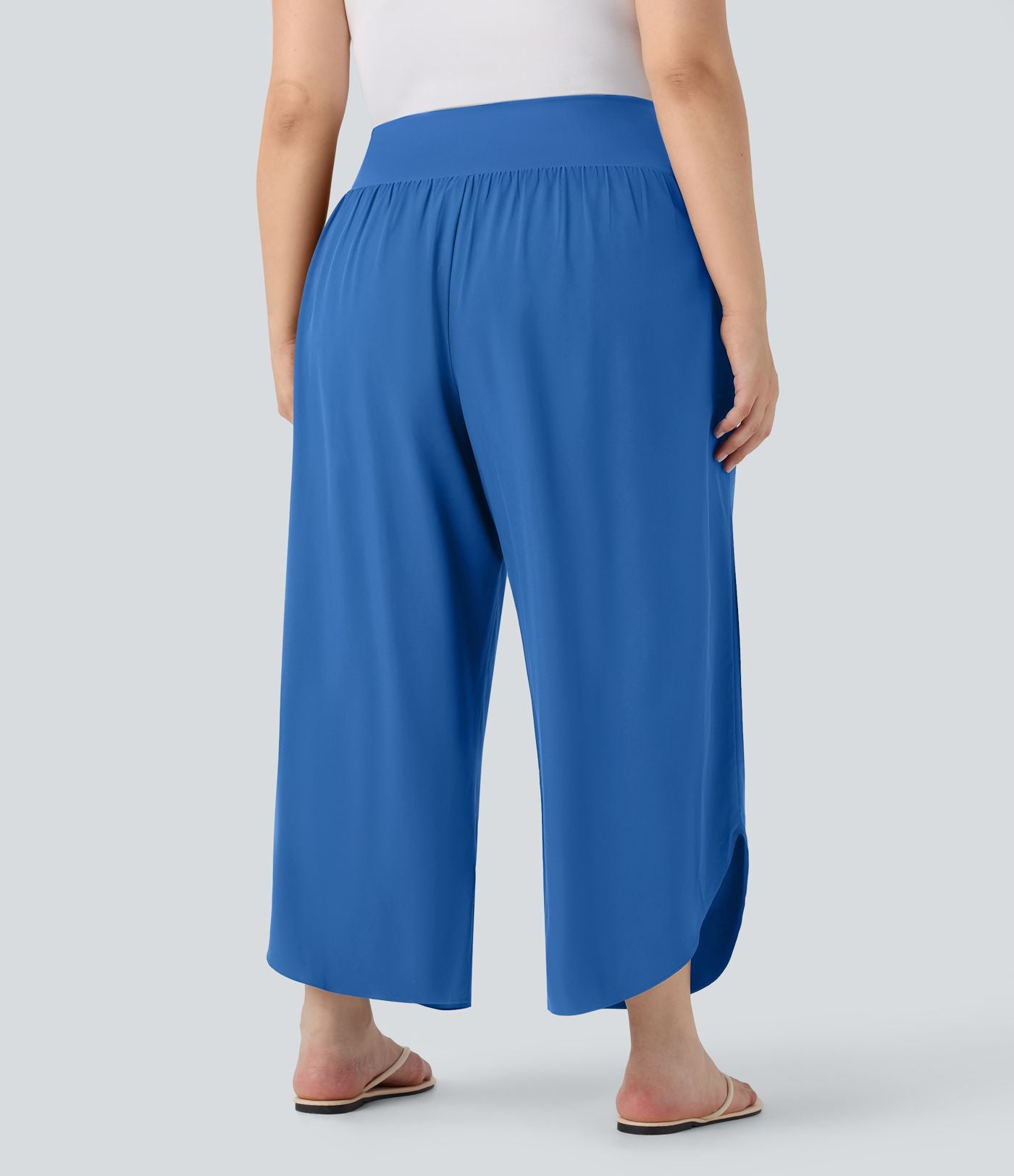 Pantalon tailleur gainant taille haute avec poches Halara Flex™