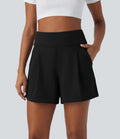 Short de travail large taille haute DayStretch avec poches
