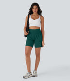 Short de yoga SoftlyZero™ Airy 2-en-1 taille très haute avec poches et effet frais InstantCool 17,5 cm