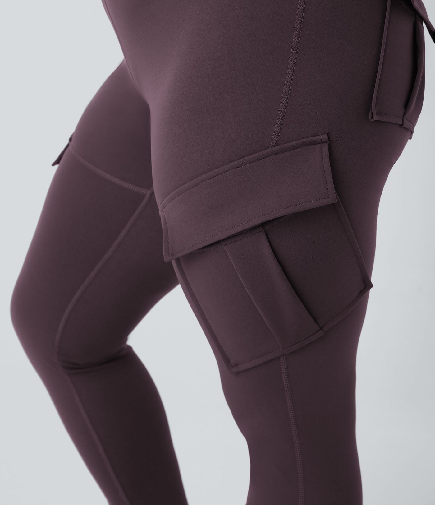 Legging yoga grande taille ajusté cargo 7/8 taille haute DayStretch avec poches