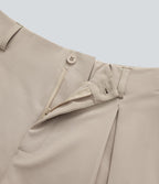 Short golf séchage rapide taille haute avec poches latérales - Poche pour tees de golf - UPF 40+