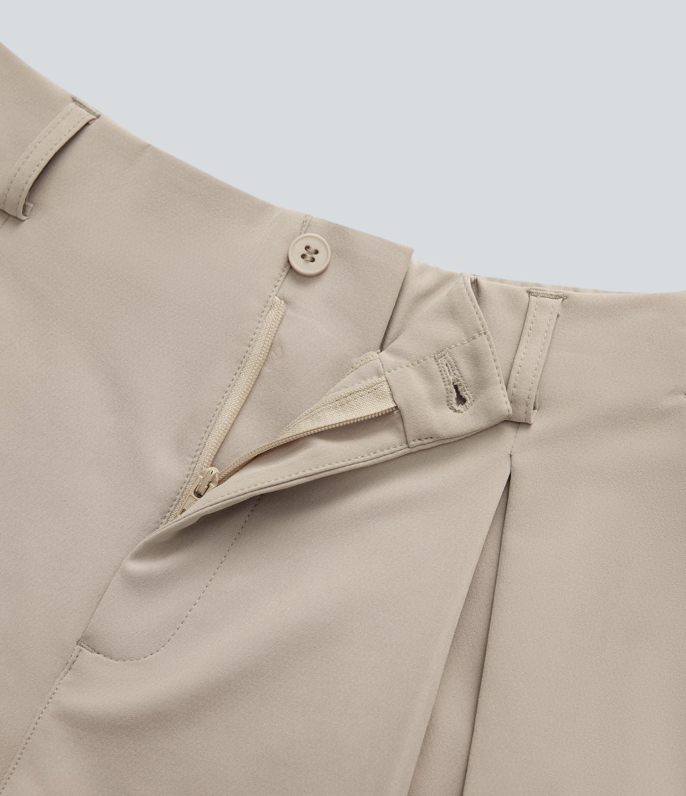 Short golf séchage rapide taille haute avec poches latérales - Poche pour tees de golf - UPF 40+