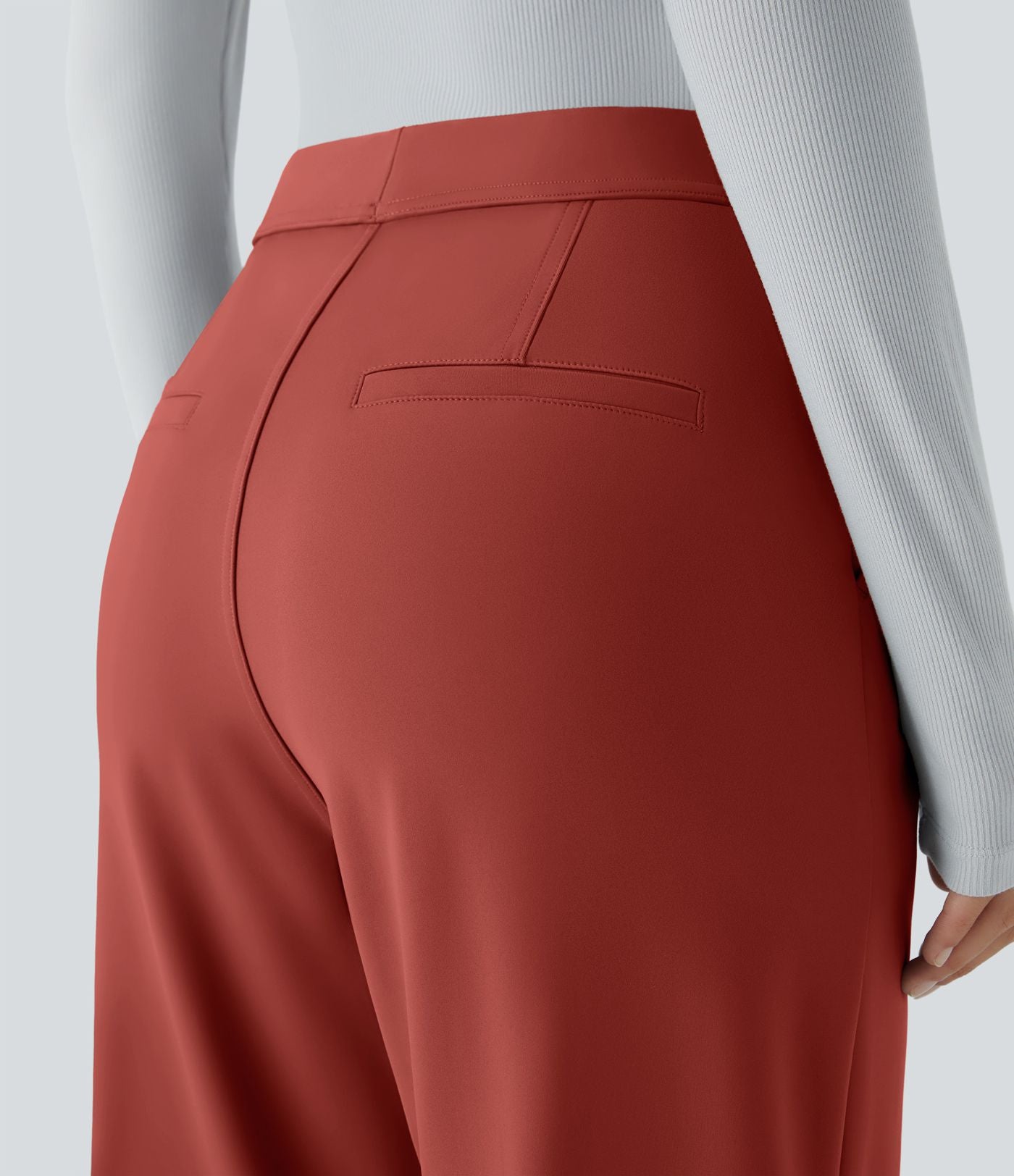 Pantalon tailleur évasé taille haute Halara Flex™ DayStretch avec poches