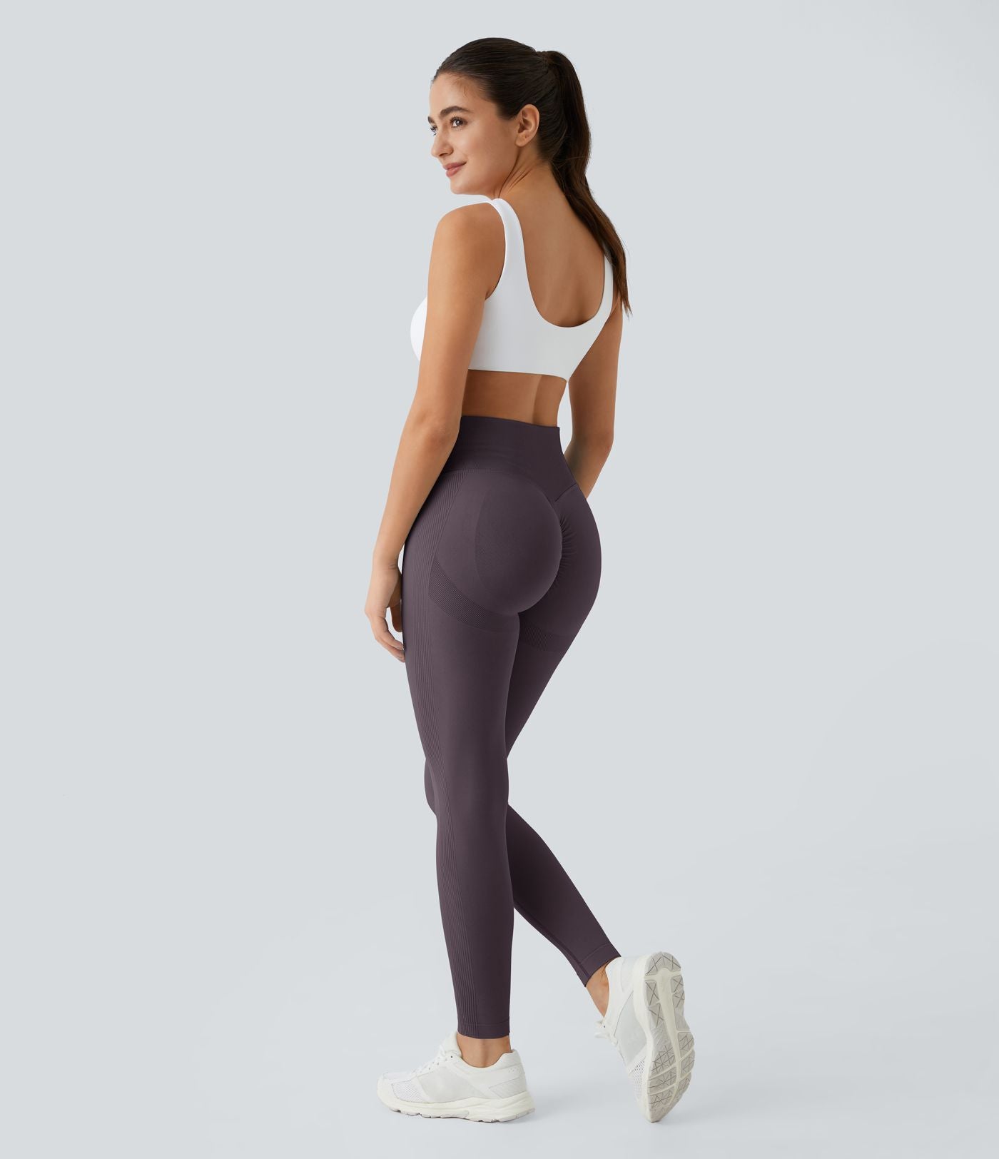 Legging push-up taille haute froncé sans couture OneForm Seamless Flow