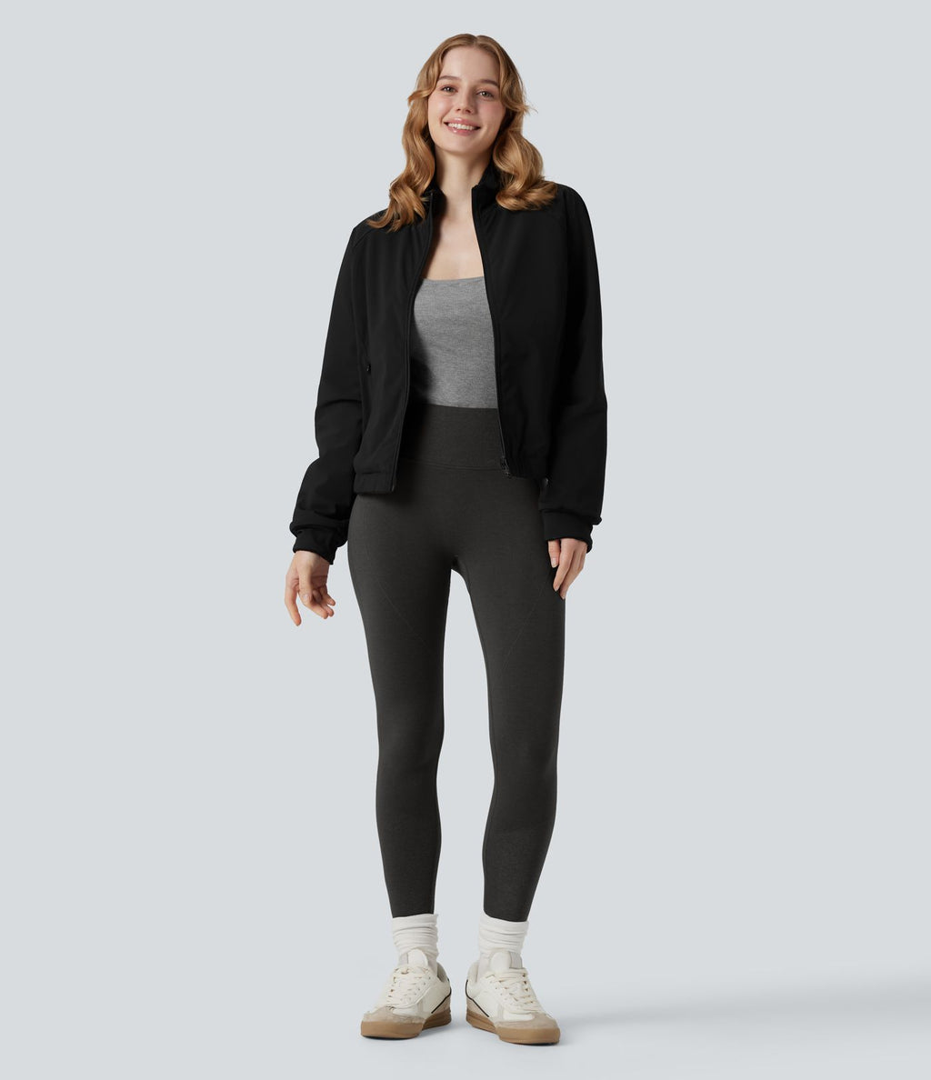 Legging 7/8 thermique gainant taille haute sans couture HeatCore OneForm Seamless Flow