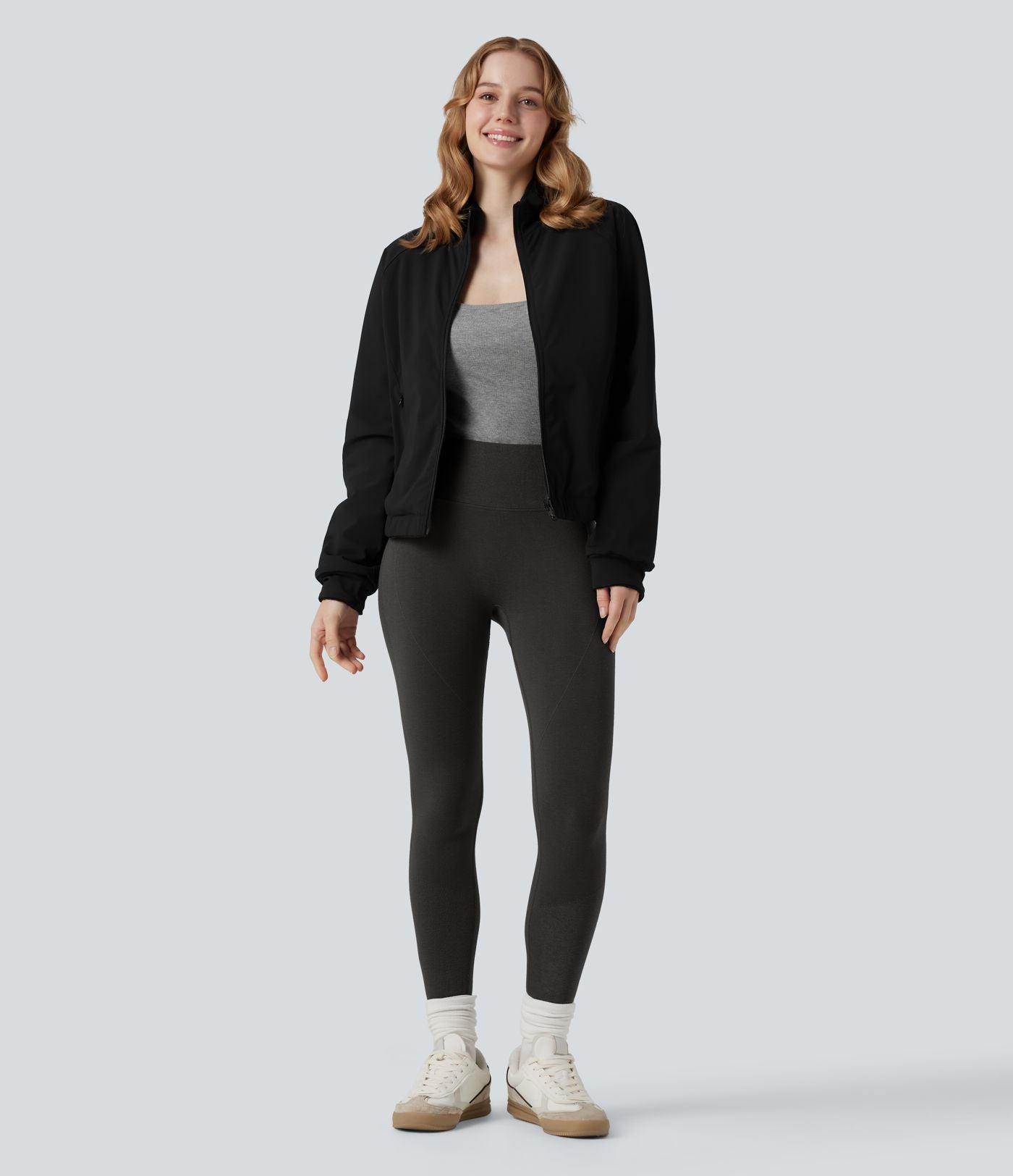 Legging 7/8 thermique gainant taille haute sans couture HeatCore OneForm Seamless Flow