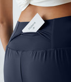 Short yoga 2-en-1 SoftlyZero™ Airy effet frais InstantCool taille très haute 12,5 cm avec poches, longueur allongée