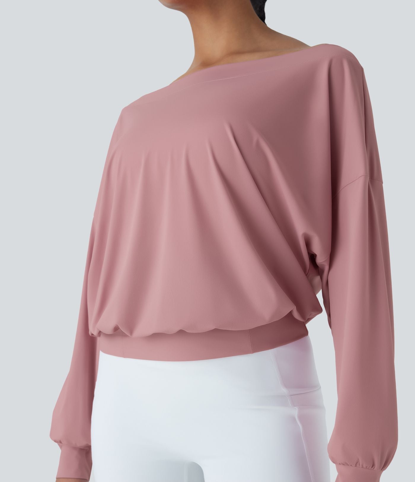 Haut de sport pour yoga asymétrique oversize à effet frais InstantCool et séchage rapide