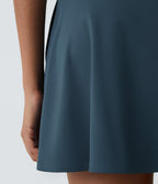 Robe de Danse Sport Mini à Volants Torsadés Dos Nu - Longueur Plus