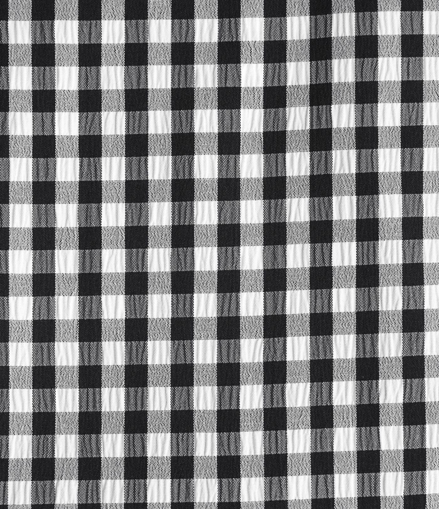 Pantalon ample décontracté à carreaux vichy, taille mi-haute, cordon de serrage et poches