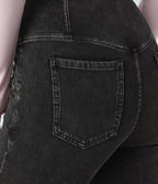 Jean super évasé Halara Flex™ décontracté maille denim extensible délavée effet frais InstantCool taille haute poches croisées