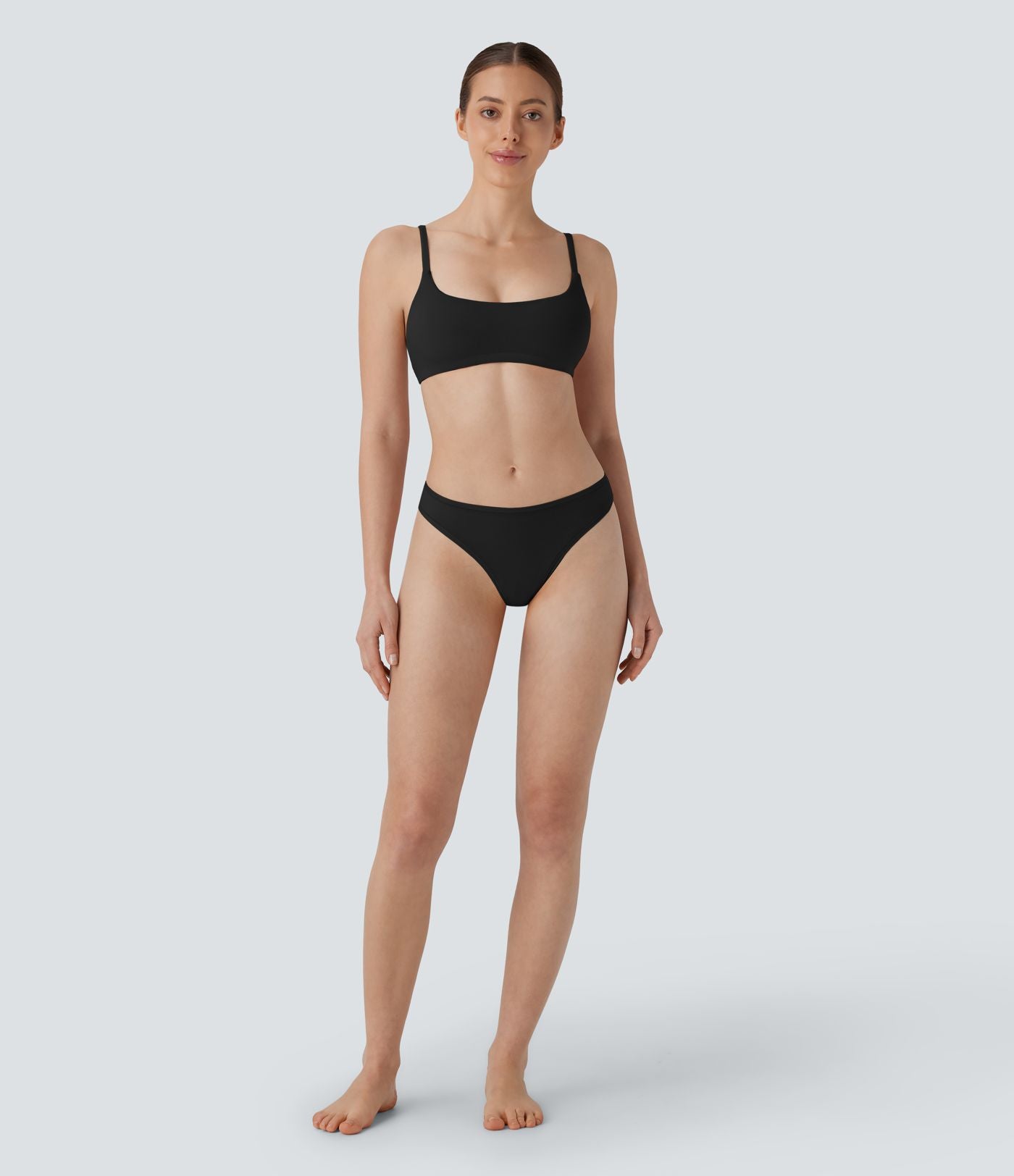 Brassière de détente extensible dos nu douce pour la peau avec bretelles ajustables