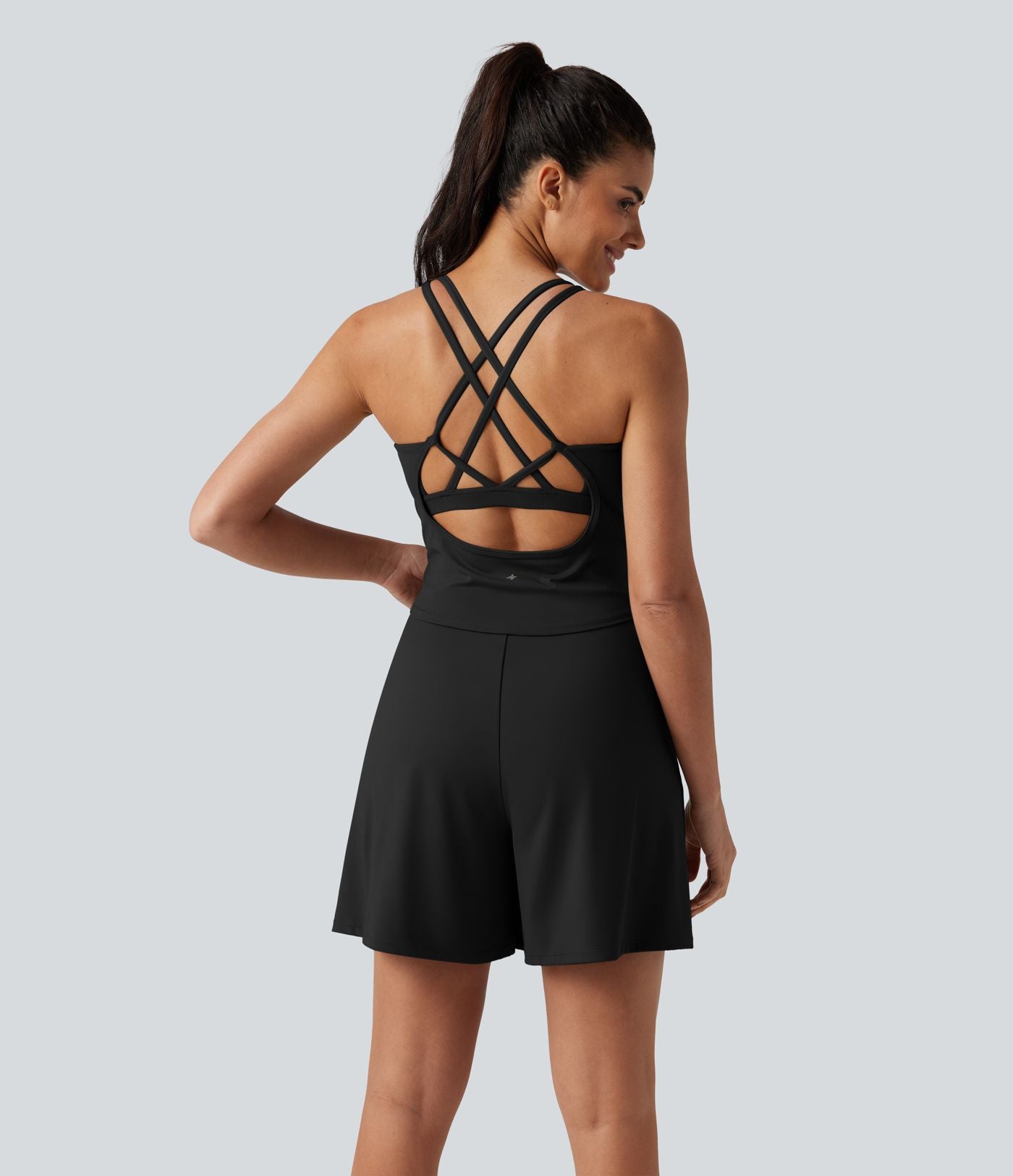 Combishort de sport SoftlyZero™ Airy à encolure U, toucher frais, coussinets amovibles, poches et accès facile Easy Peasy