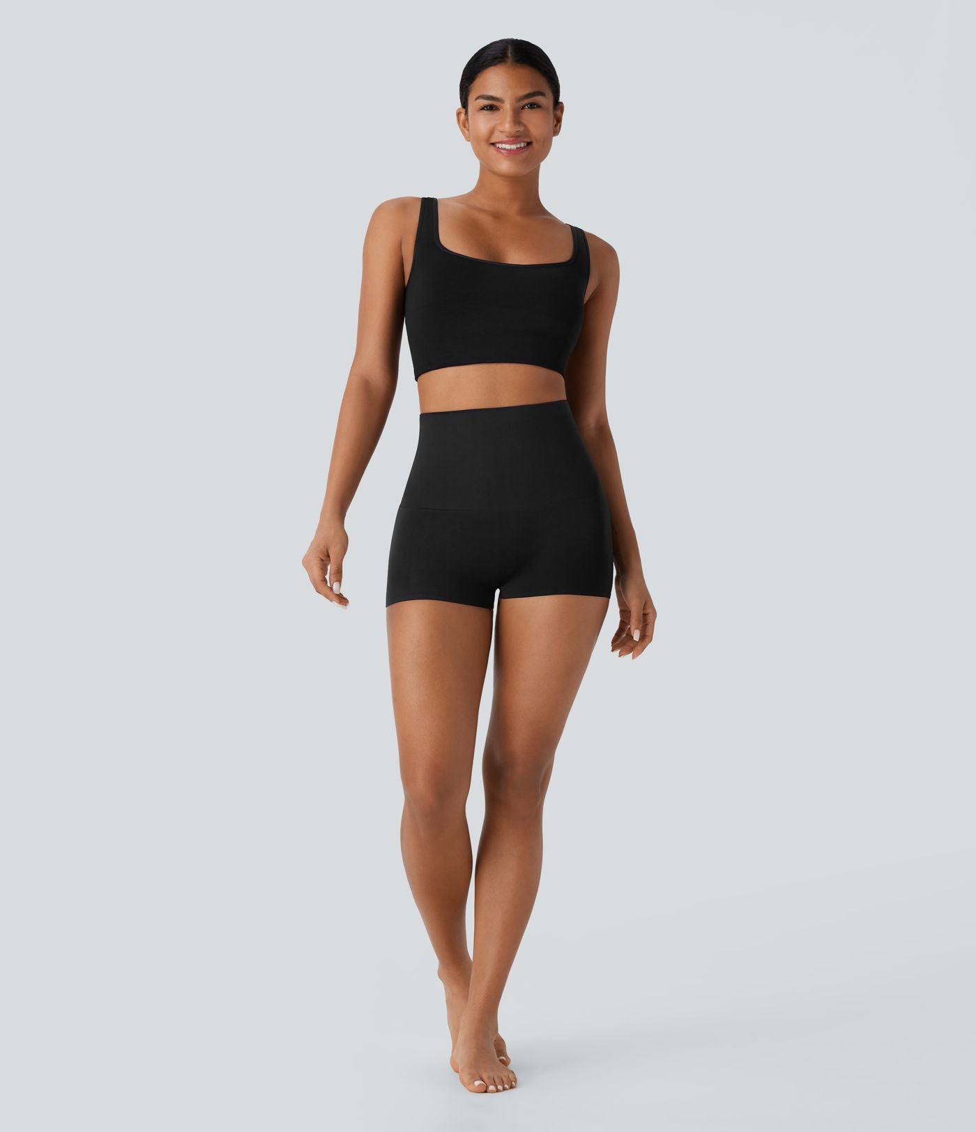 Shorty d'intérieur gainant taille haute sans couture OneForm Seamless Flow